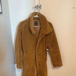 GAP Tan Sherpa Coat